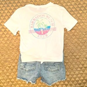 H&M Barbados Beach knot tie front shirt out of stock online